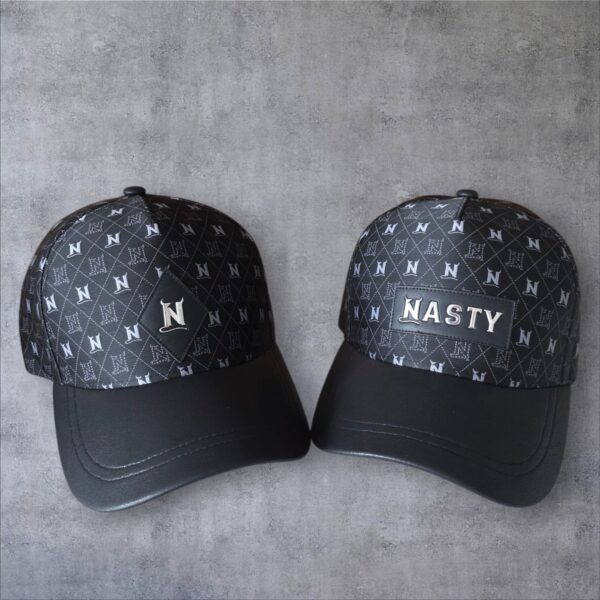 Czapka z daszkiem 1Nasty: "N" & "Nasty" Crew Silver