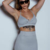 Light Grey, Urban Beauty: Spódnica Rib, Stanik Rib