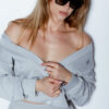 Lite Grey Urban Beauty: Kardigan Rib,